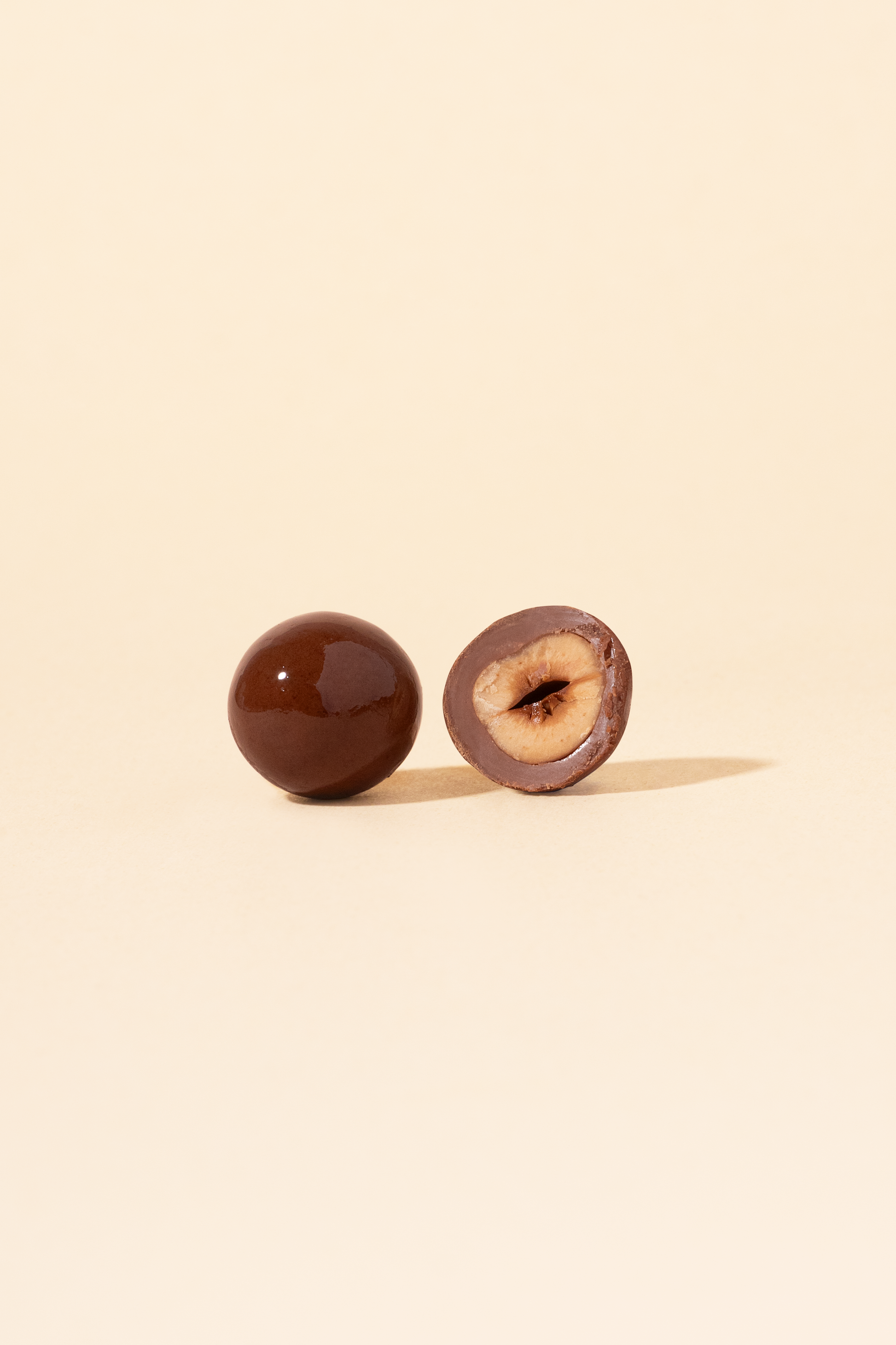Avellanas de chocolate de leche y café
