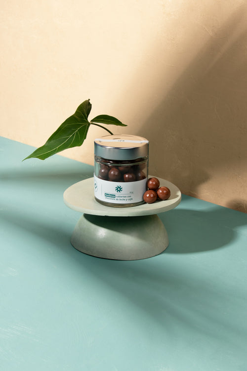Avellanas de chocolate de leche y café
