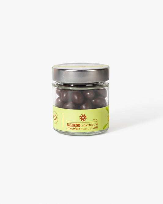 Pistachos de chocolate al 70%