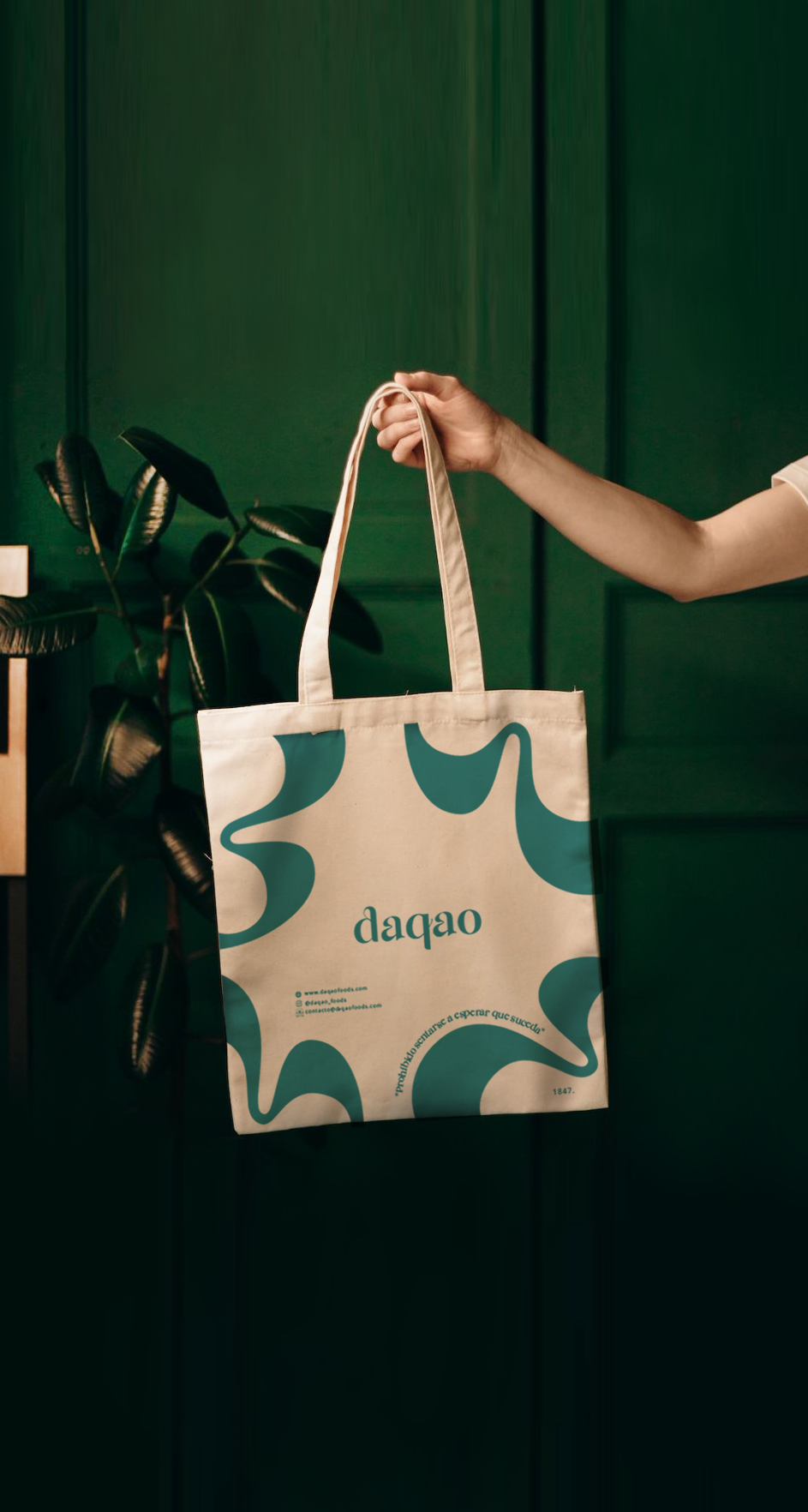 Bolsa de tela cargaderas